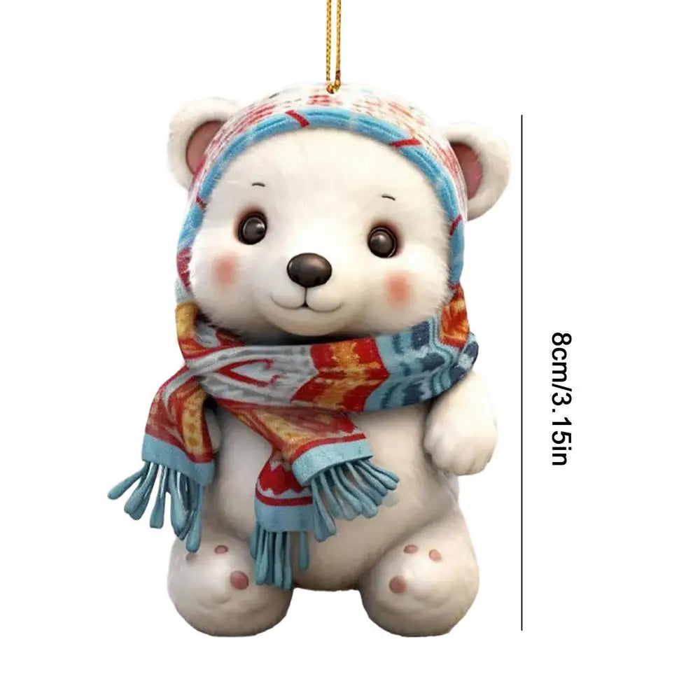 Christmas Coffee Cup Ornaments – 2025 Holiday Tree Hanging Decorations for Xmas, New Year & Easter Celebrations