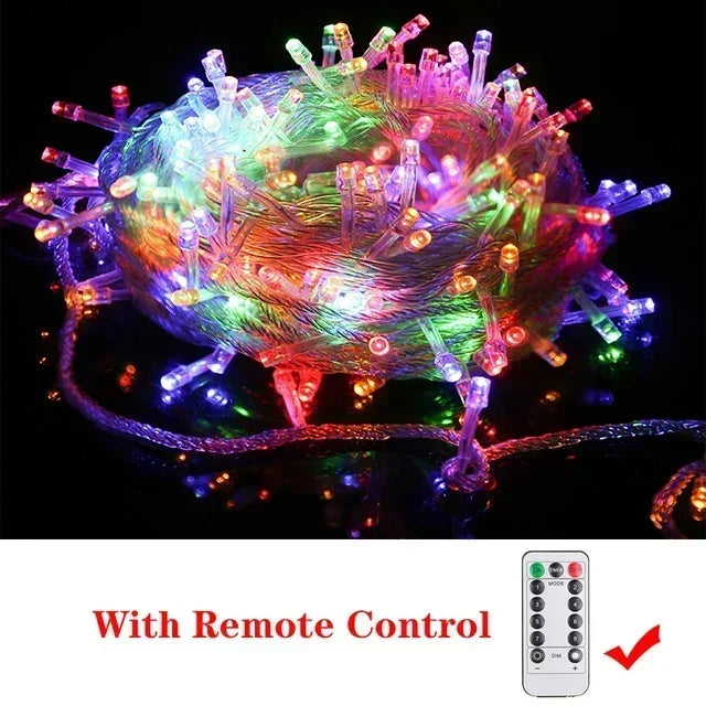 Outdoor String Lights – Weatherproof Fairy Curtain Lights !