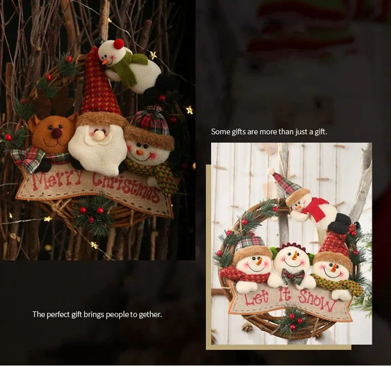 Christmas Santa Claus Hangers – Festive Hanging Decorations for Tree, Wall, Door & Home