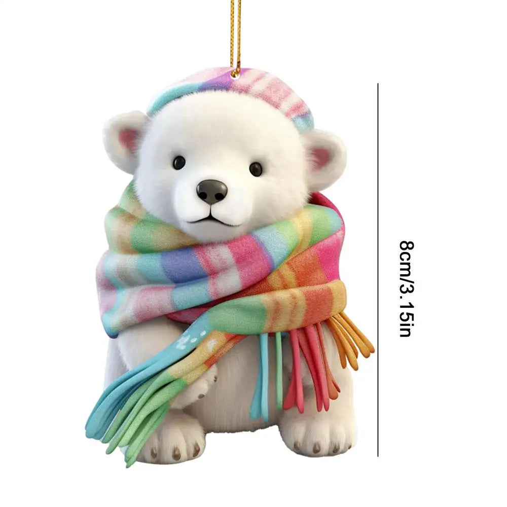 Christmas Coffee Cup Ornaments – 2025 Holiday Tree Hanging Decorations for Xmas, New Year & Easter Celebrations